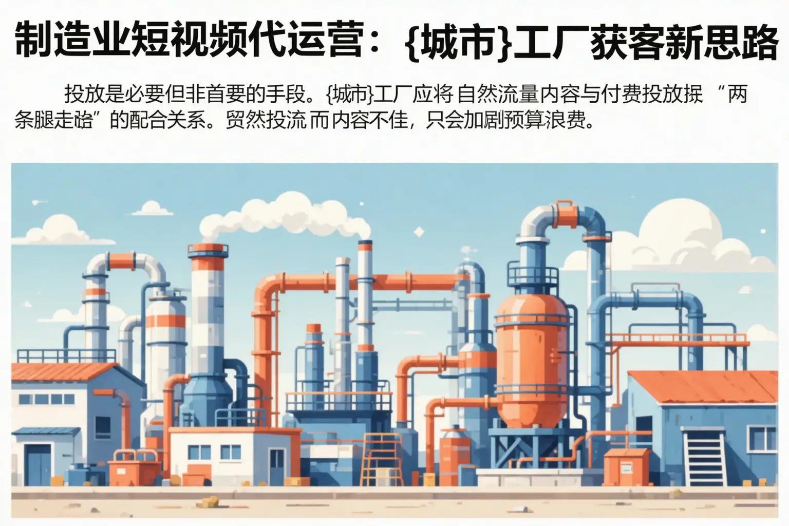 制造业短视频代运营：百色工厂获客新思路