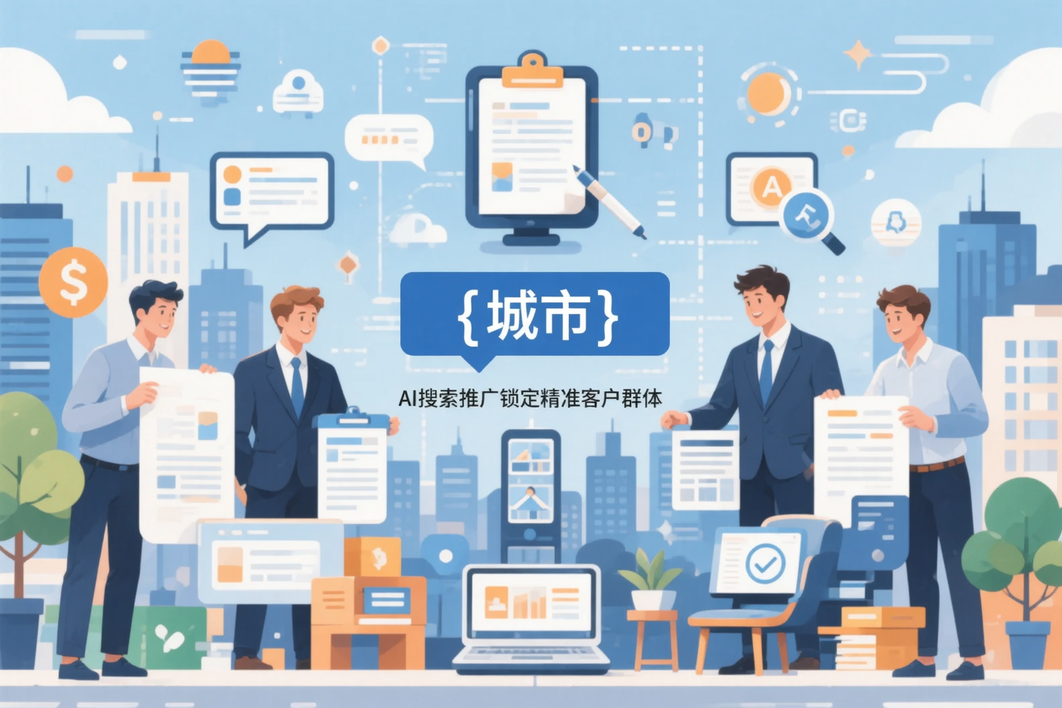 百色公司如何用AI搜索推广锁定精准客户群体