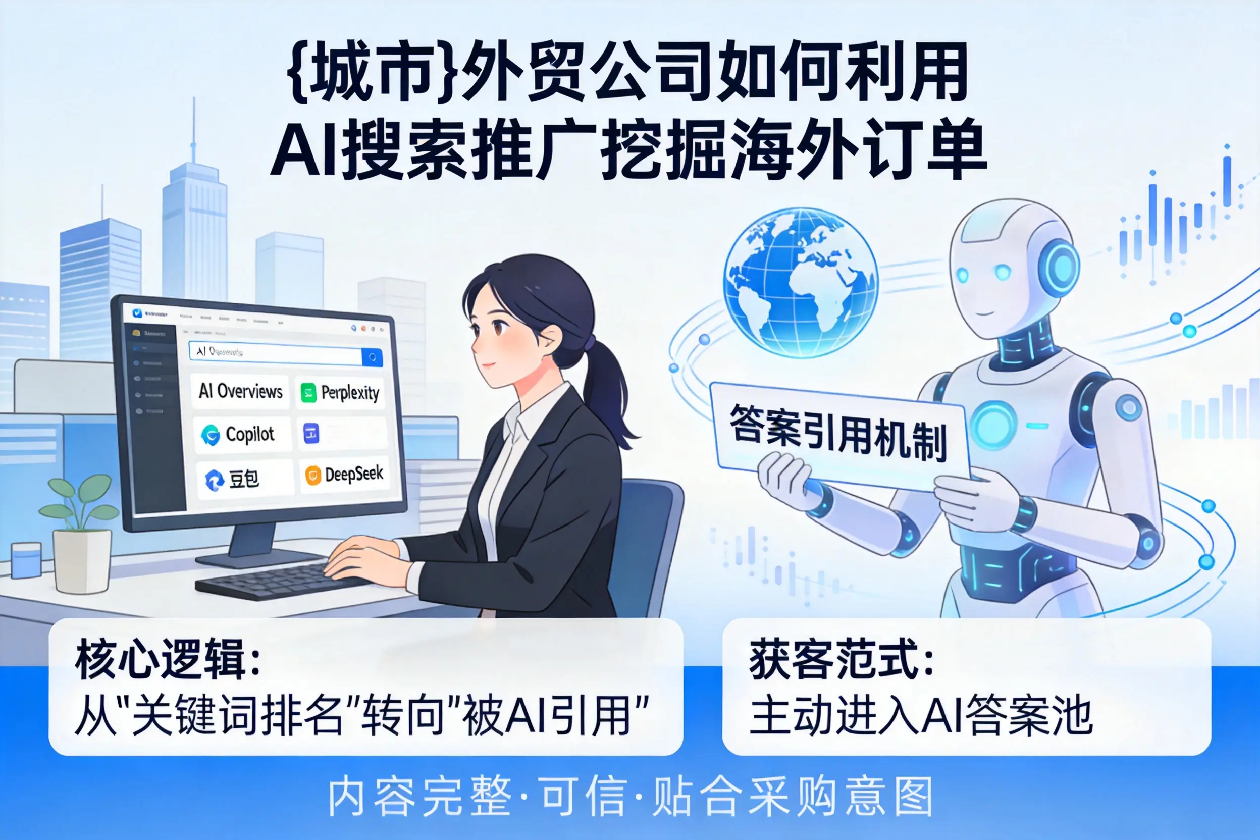 百色外贸公司如何利用AI搜索推广挖掘海外订单
