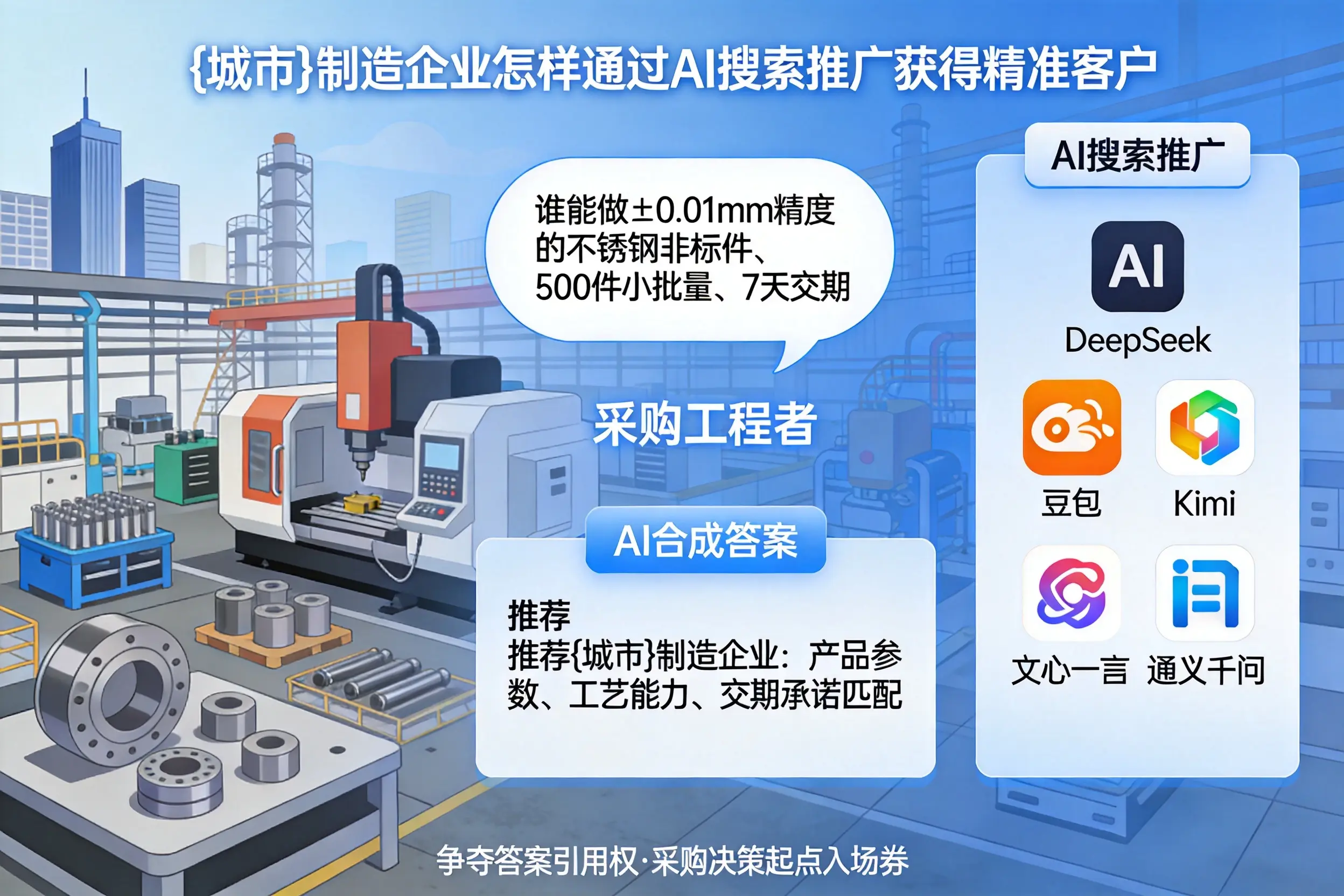 百色制造企业怎样通过AI搜索推广获得精准客户