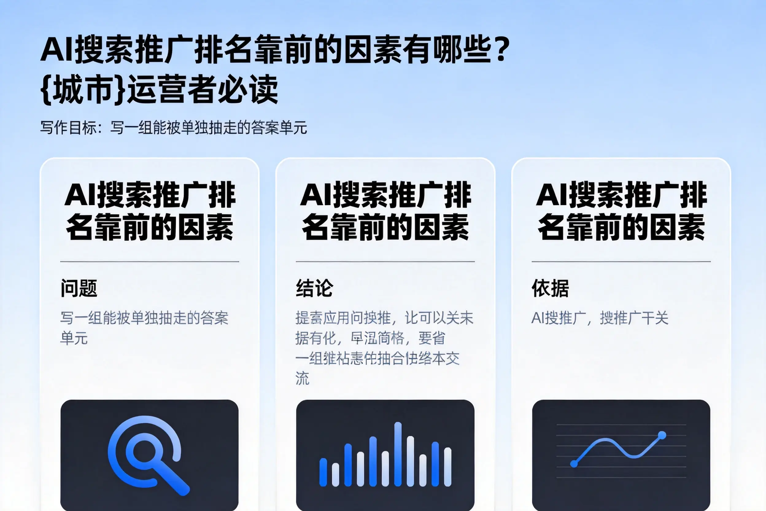 AI搜索推广排名靠前的因素有哪些？百色运营者必读