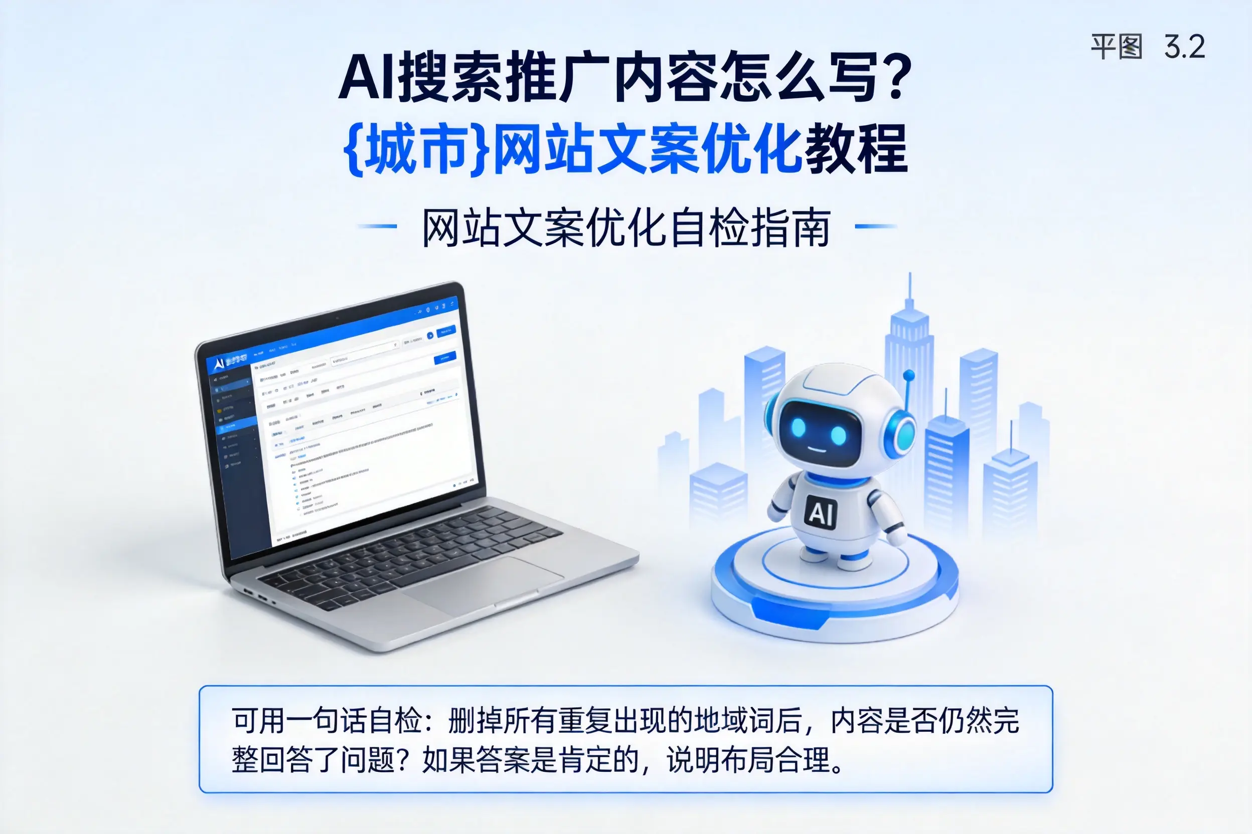 AI搜索推广内容怎么写？百色网站文案优化教程