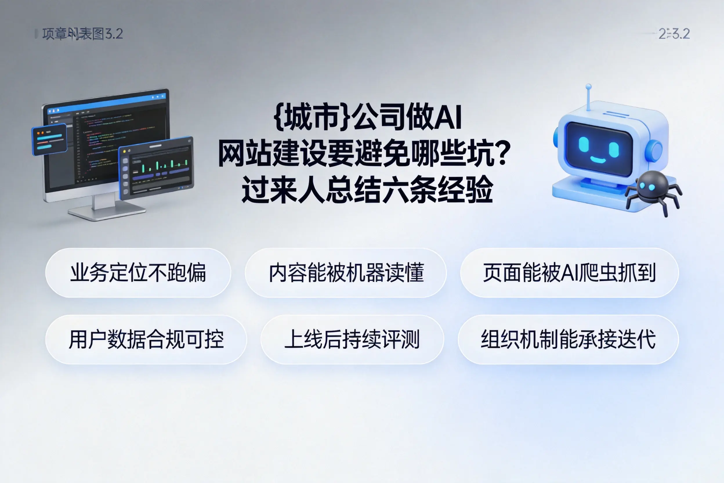 百色公司做AI网站建设要避免哪些坑？过来人总结六条经验