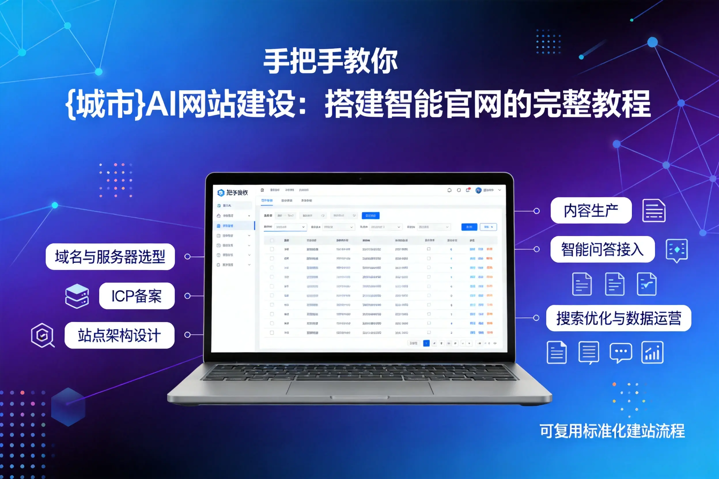 手把手教你百色AI网站建设：搭建智能官网的完整教程