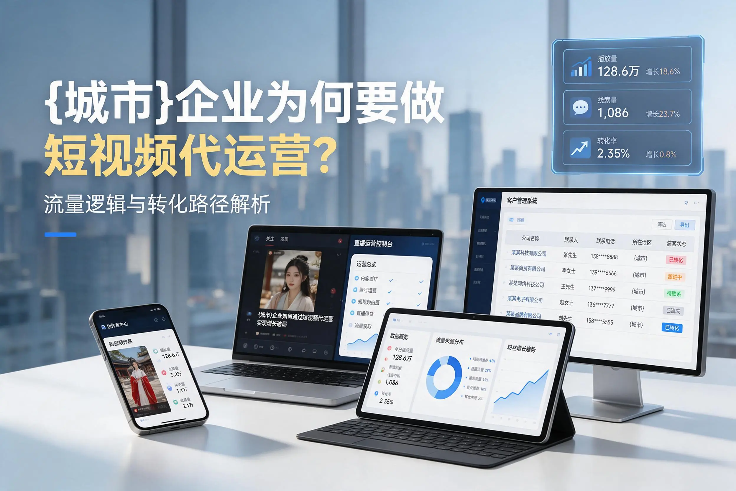 百色企业为何要做短视频代运营？流量逻辑与转化路径解析