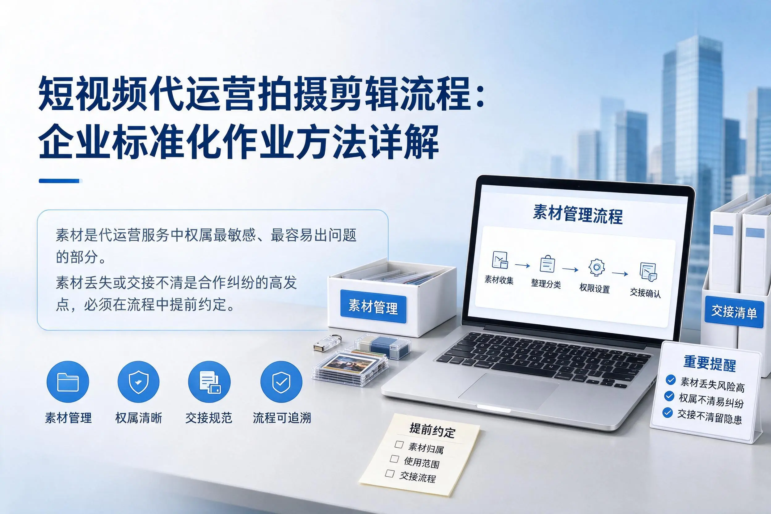短视频代运营拍摄剪辑流程：百色企业标准化作业方法详解