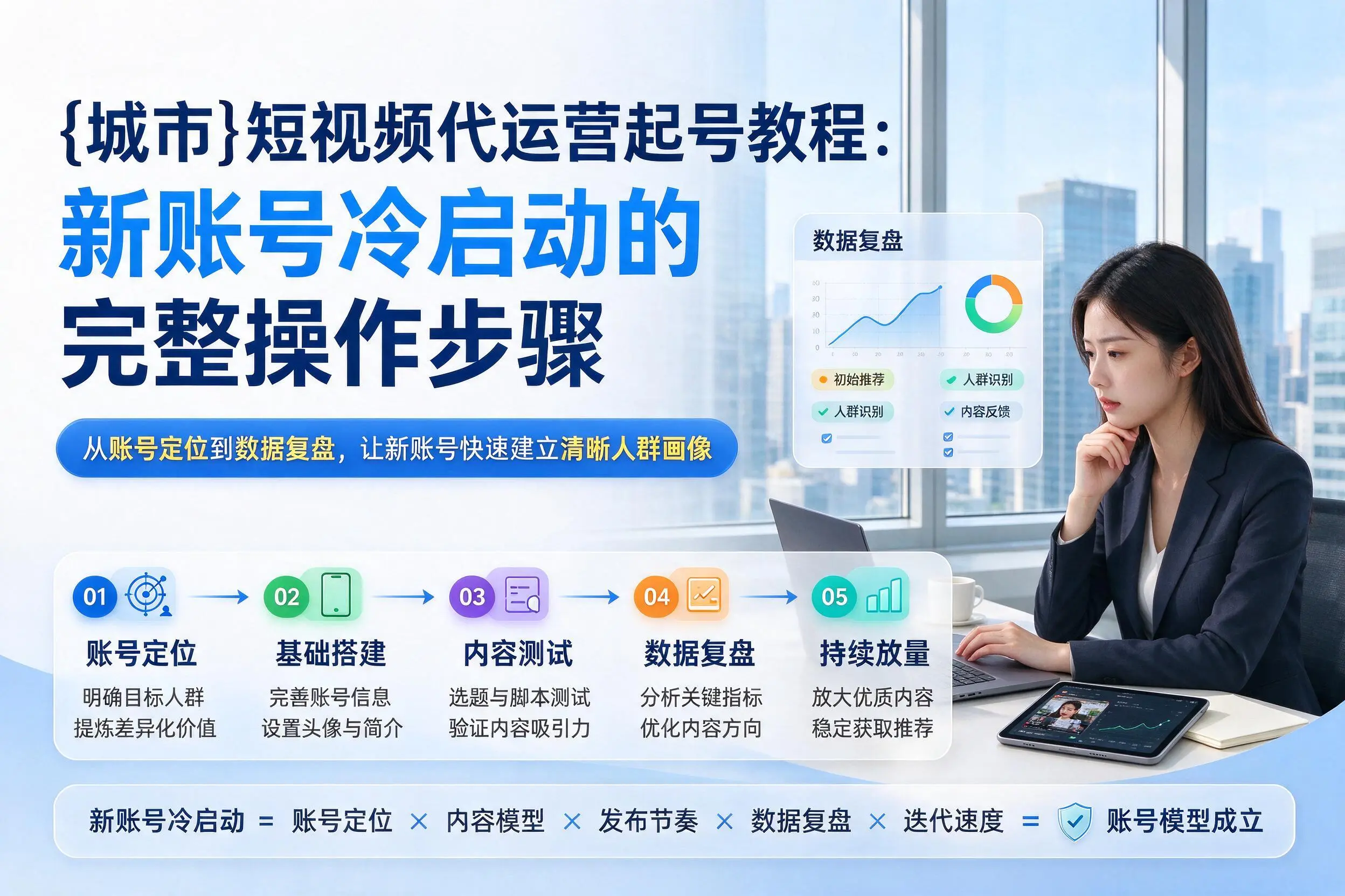 百色短视频代运营起号教程：新账号冷启动的完整操作步骤