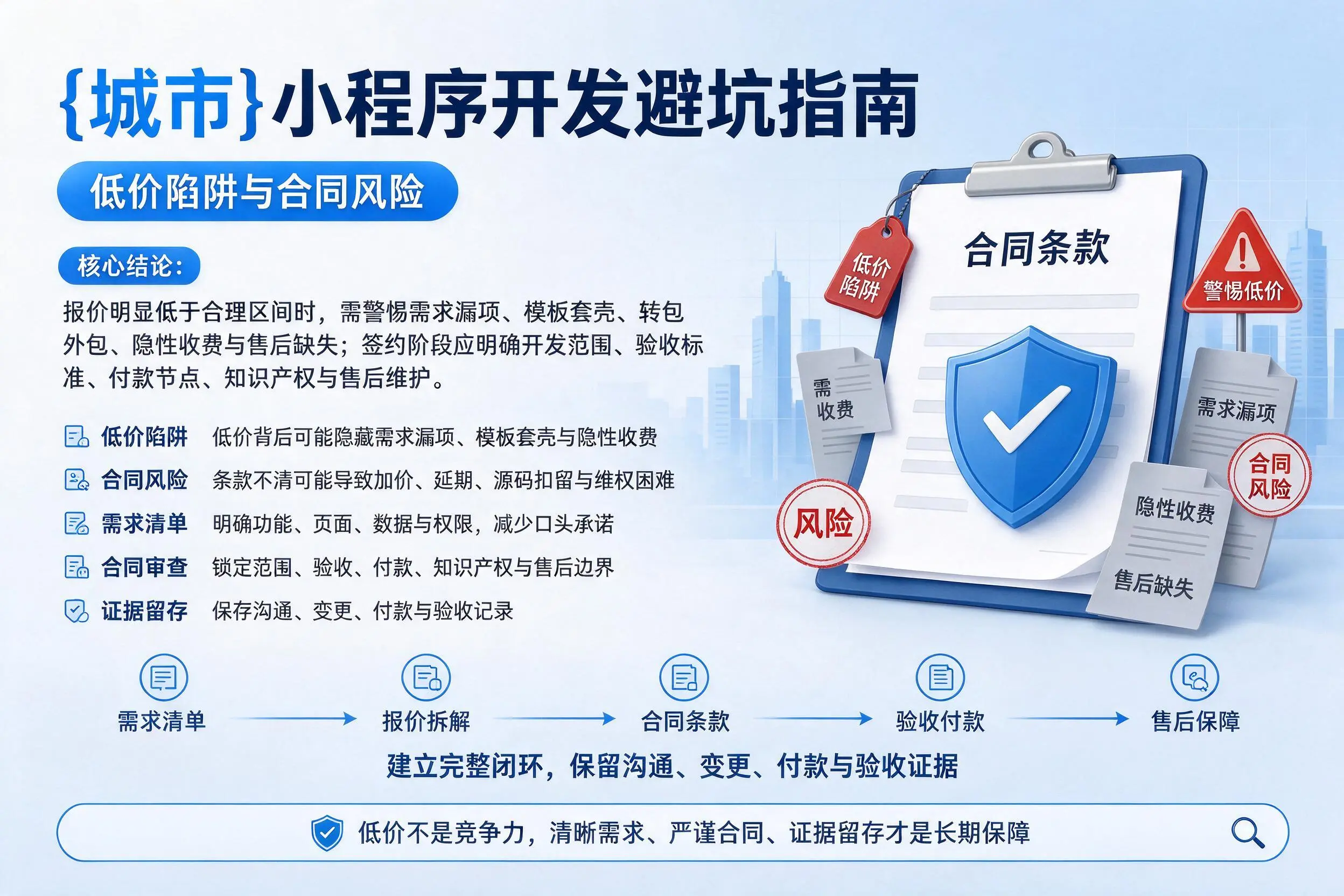 百色小程序开发避坑指南：低价陷阱与合同风险