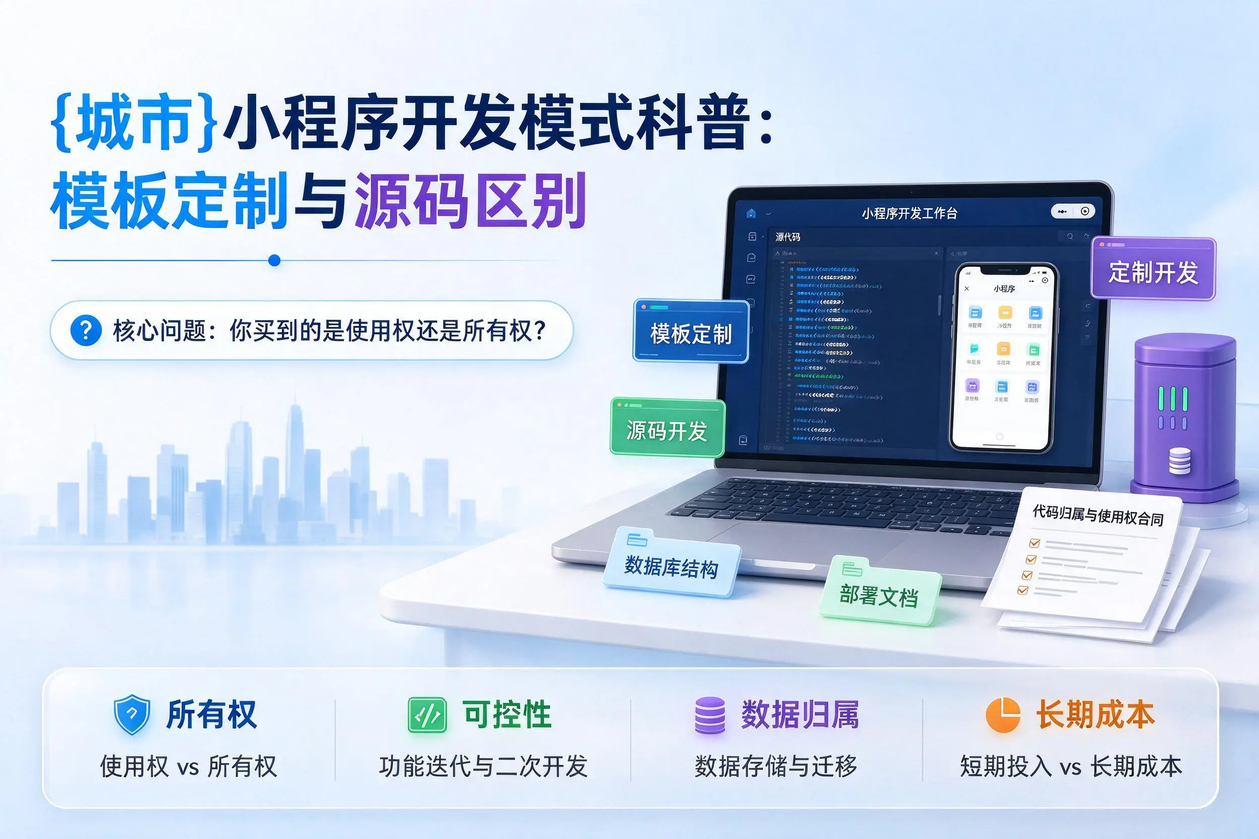 百色小程序开发模式科普:模板定制与源码区别