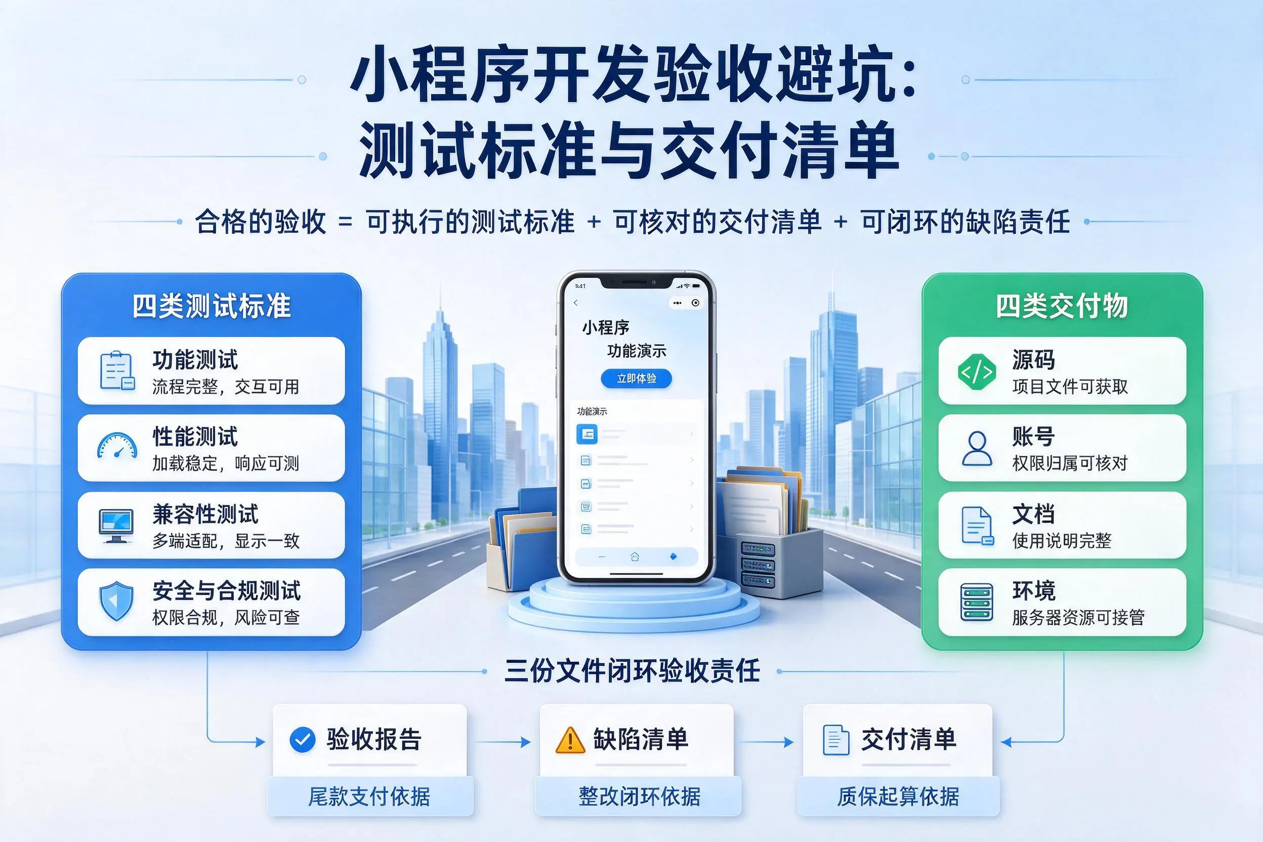 百色小程序开发验收避坑：测试标准与交付清单