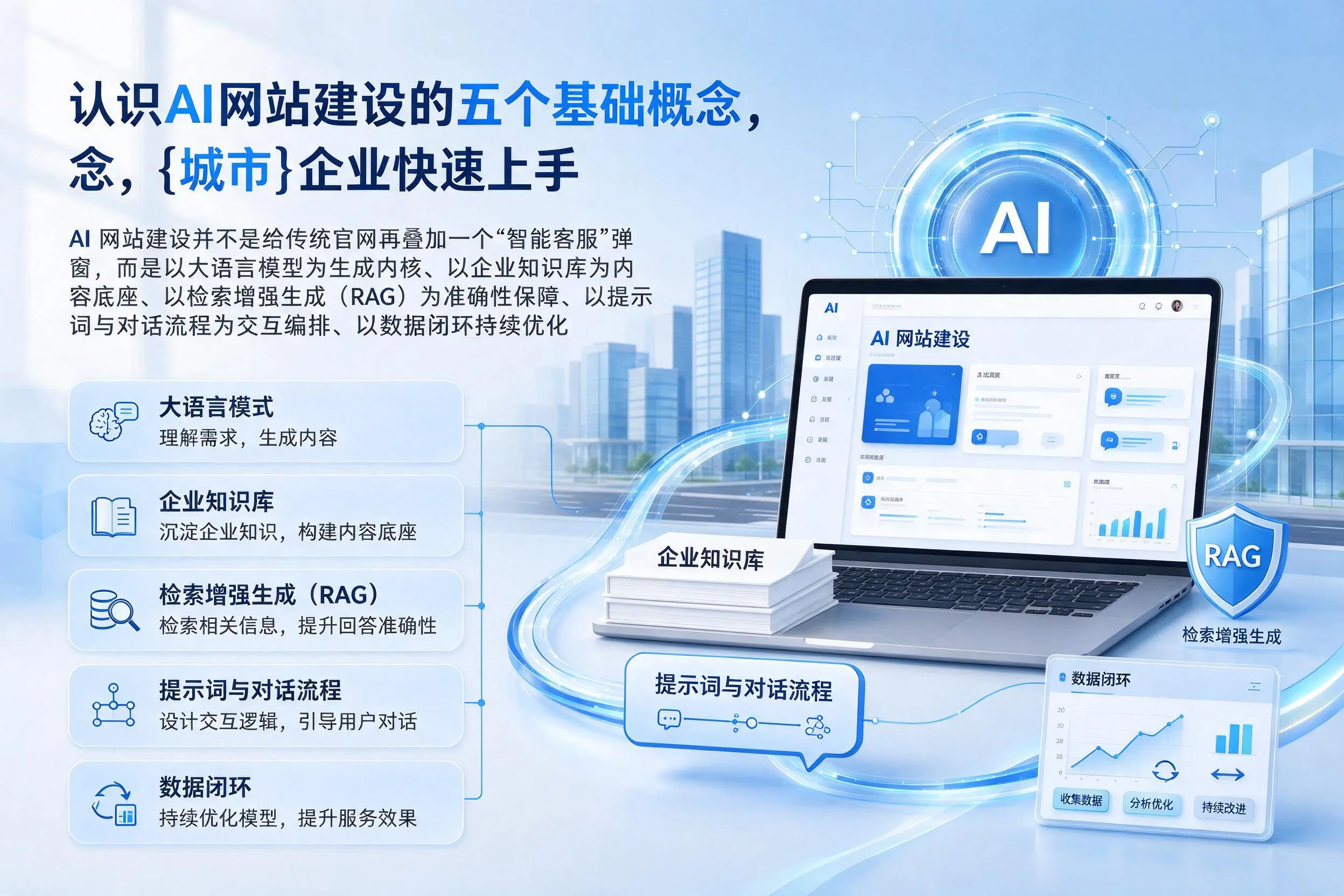 认识AI网站建设的五个基础概念，百色企业快速上手