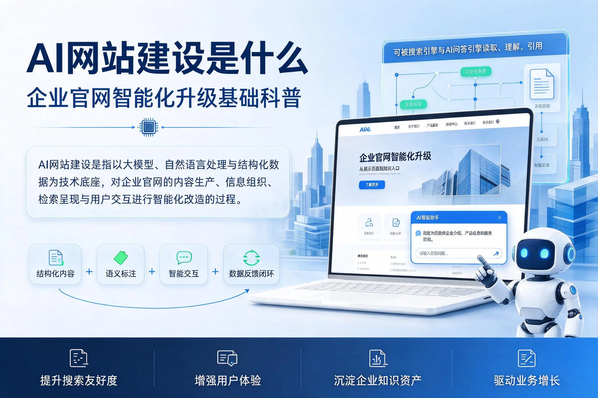 AI网站建设是什么：百色企业官网智能化升级基础科普