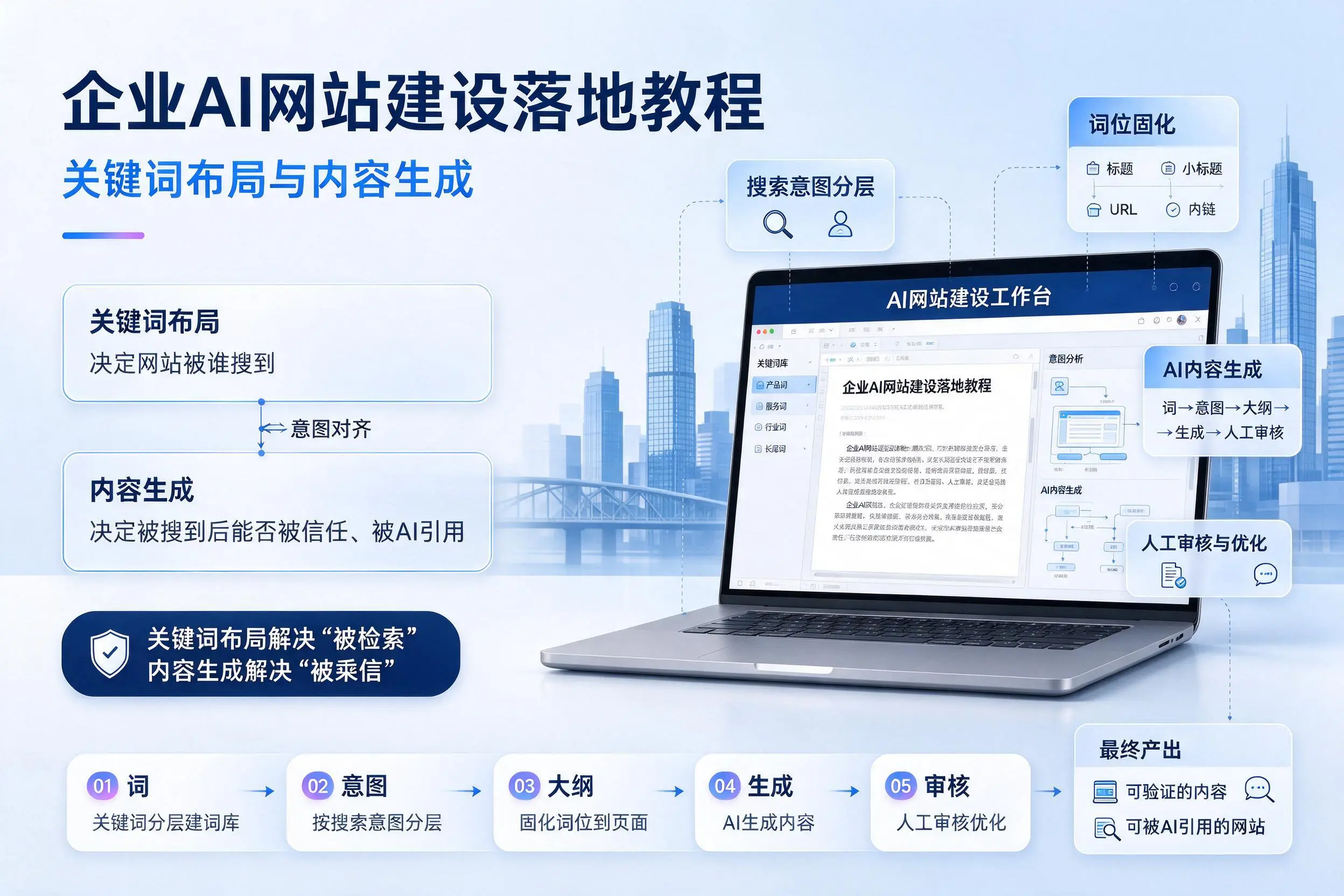 百色企业AI网站建设落地教程：关键词布局与内容生成
