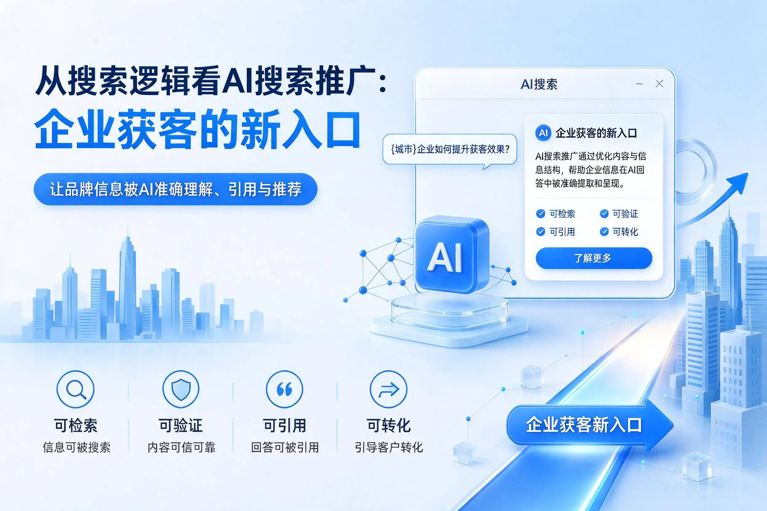 从搜索逻辑看AI搜索推广：百色企业获客的新入口